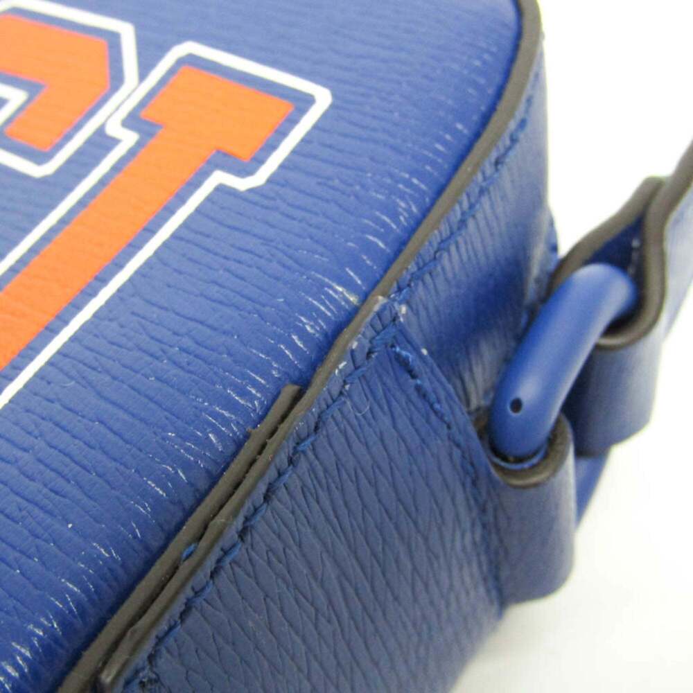 GUCCI Blue Leather Shoulder Bag - Picture 6 of 14